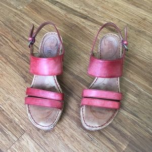 Strappy Wedge Heel Sandals